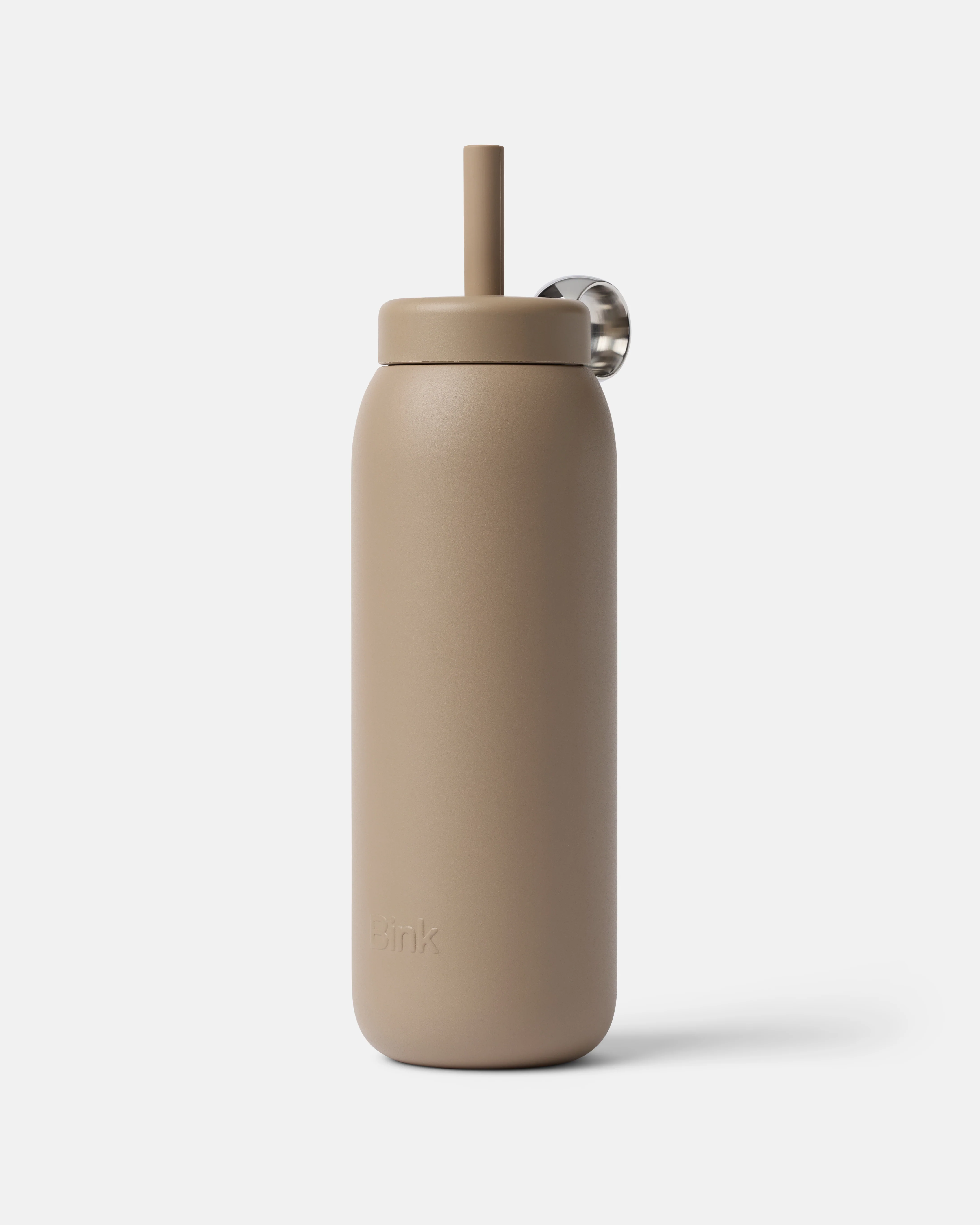 Stainless Straw Cap 24oz Mocha - Image 2