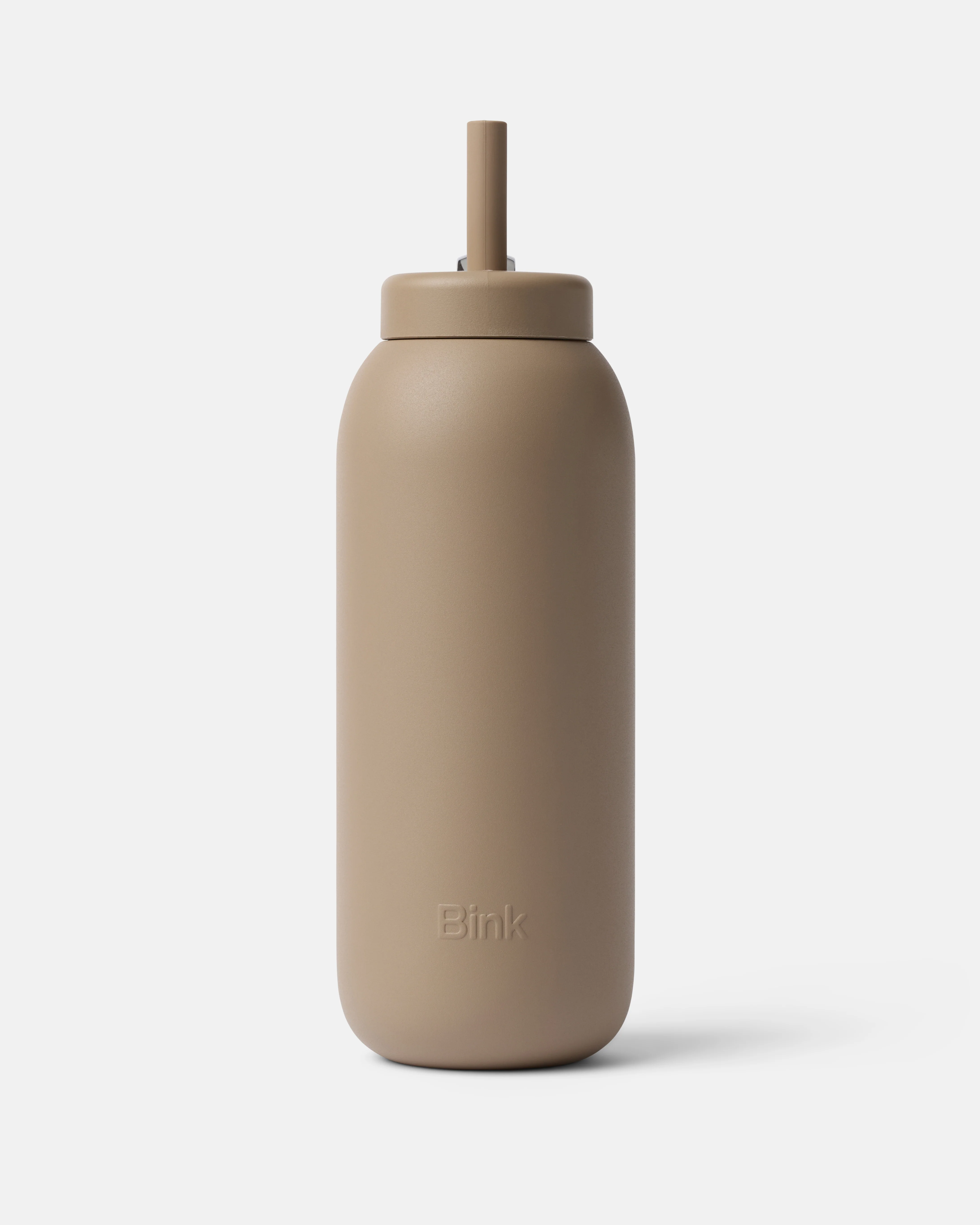 Stainless Straw Cap 32oz Mocha - Image 3